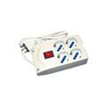 PRESA MULT.4USCITE 10/16A SCHUKO CON INT.