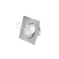FARETTO QUADRATO ORIENT.DA INCASSO GU10 220-240V NOEMI