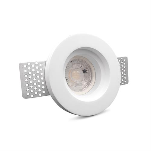 FARETTO IN GESSO GU10 DIAM.100x37MM LUCIA