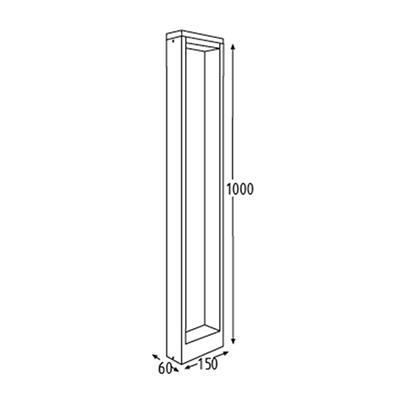 PLAFONIERA DA ESTERNO LED 7W 480 LUMEN IP54 MARICA