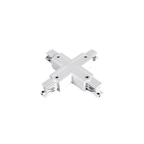 ACCESSORIO PER LED TRACK  230V T 4 VIE BIANCO