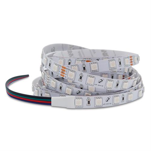 STRISCIA LED SMD5050 RGB 60LEDS/MT 24V  14,4W IP20