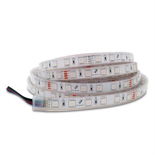 STRISCIA LED RGB SMD5050 60LEDS/MT 24V 14,4W IP55