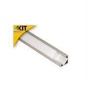 KIT PROFILO IN ALLUMINIO AD ANGOLO 2MT