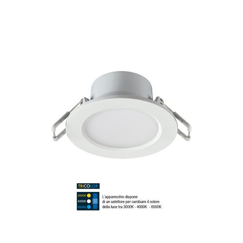 LED FARETTO 10W 1100LM TRICOLOR IP65 ELISA