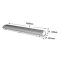PLAFONIERA IP65 2 TUBO LED 60 CM OFELIA