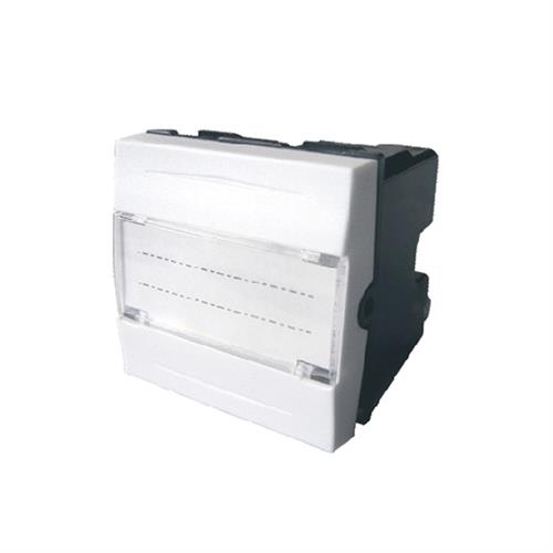 PULSANTE PORTANOME 2 MODULI 1P NO 250V