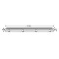 PLAFONIERA IP65 1 TUBI LED 150 CM VENERE