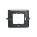 SUPPORTO 2 MODULI CON GRIFFE PER SCATOLA INCASSO ROTONDA 060MM