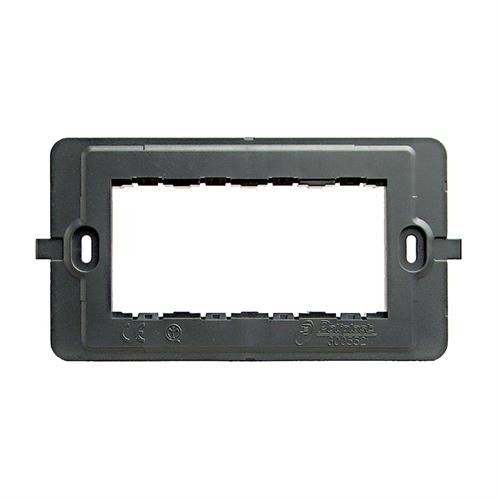 SUPPORTO 4 MODULI CON VITI PER SCATOLA INCASSO RETTANGOLARE