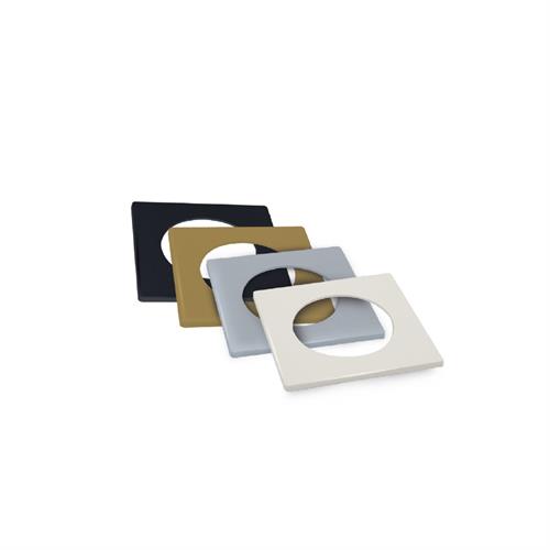 CORNICI QUADRATE PER MINI SPOT ROTONDO ZORA (KIT 4 COLORI)