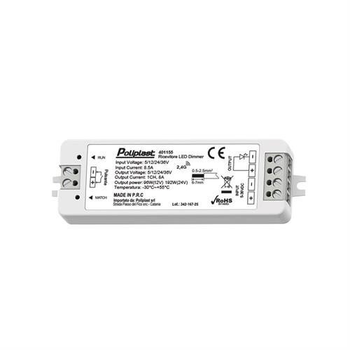 LED DIMMER + PUSH 5-36V (12V 96W-24V 192W)