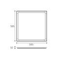 LED PANEL 40W 4800LM 595*595 TRICOLOR GEMMA UGR<19